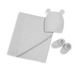 Interbaby Σετ Δώρου 3 τμχ (0-6 μηνών) Grey