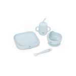 Interbaby Παιδικό Σετ Φαγητού Σιλικόνης Blue