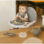 Interbaby Αντιολισθητικό Πιάτο Σιλικόνης Olive Green - Image 3