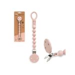Interbaby Αλυσίδα Στήριξης Πιπίλας Σιλικόνης Dark Pink