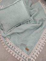 Gold Dots Aqua